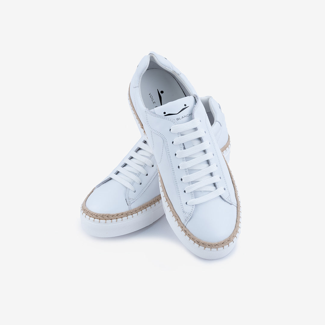 SNEAKERS VOILE BLANCHE