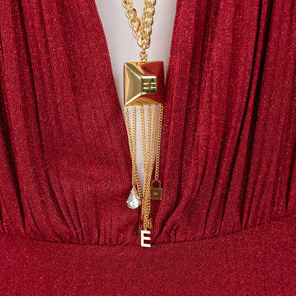 ABITO ELISABETTA FRANCHI RED CARPET